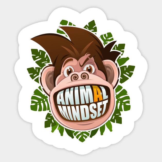 Animal Mindset Sticker by MarcSam